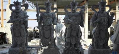 户外景区大型大理石石雕神佛四大天王博鱼网页版