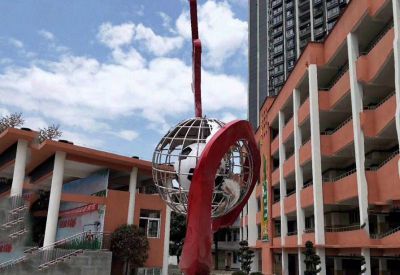 城市创意抽象玻璃钢镂空地球仪博鱼网页版
