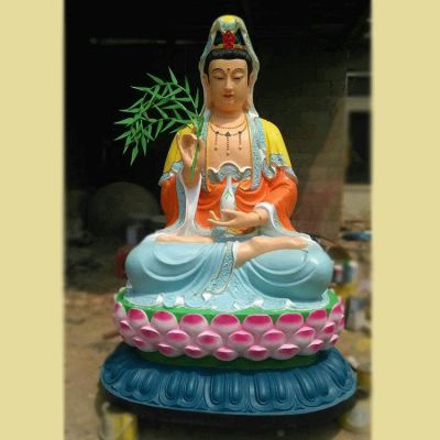 寺庙大型玻璃钢彩绘滴水观音博鱼网页版