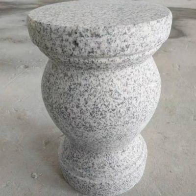 花岗岩石头休闲户外鼓形石凳家用摆件