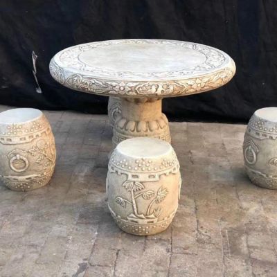 家用做旧老物件石桌石凳博鱼网页版