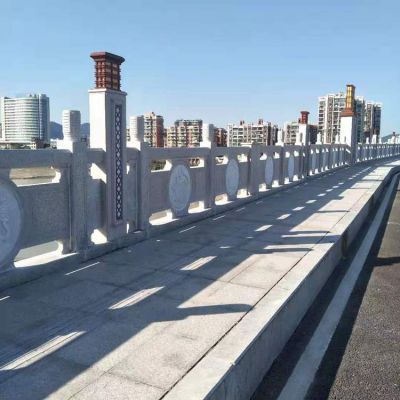 城市路边河道大理石石雕护栏博鱼网页版