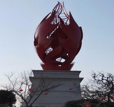 公园酒店广场球形不锈钢火苗博鱼网页版1