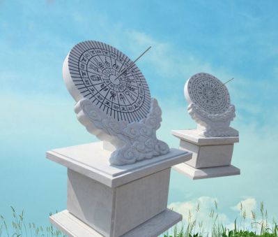 广场汉白玉石雕古代时间日晷博鱼网页版