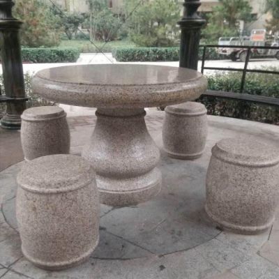 大理石砂石石雕户外园林景石桌石凳博鱼网页版