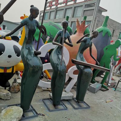 学院商场户外演奏人物玻璃钢博鱼网页版
