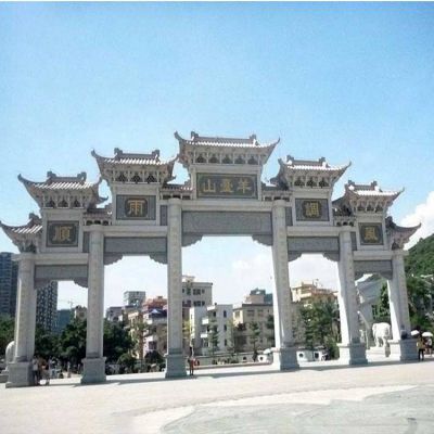 大型仿古各种规格园林广场村口石牌楼