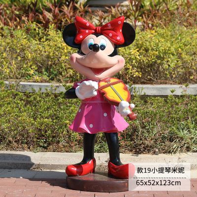 景区摆放一只拉小提琴的玻璃钢米老鼠博鱼网页版