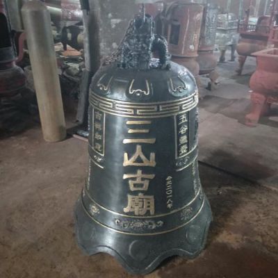 铜雕户外园林大型铜钟博鱼网页版