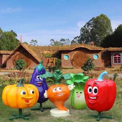 农场玻璃钢卡通蔬菜水果博鱼网页版摆件
