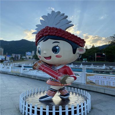 户外广场大型少数民族人物博鱼网页版