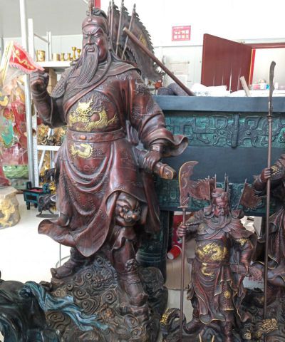 铜雕户外大型武财神关公博鱼网页版