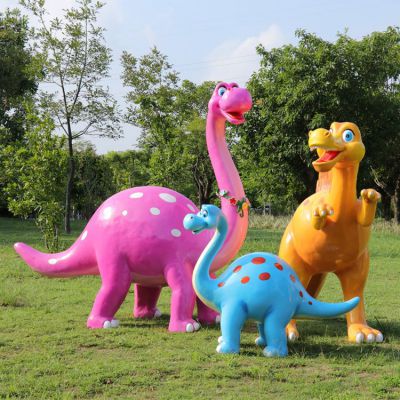 玻璃钢卡通恐龙彩绘恐龙博鱼网页版