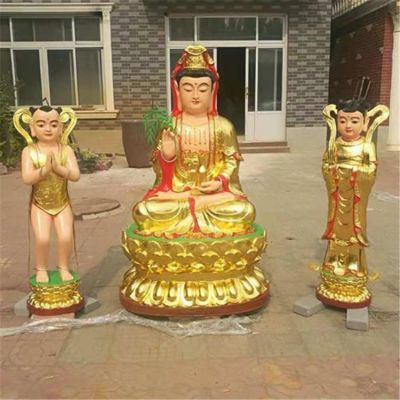 寺庙大型供奉纯金打造观音博鱼网页版摆件