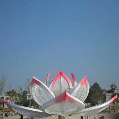 不锈钢彩绘户外园林大型植物景观莲花博鱼网页版