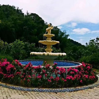 城市花园人造砂岩喷泉博鱼网页版