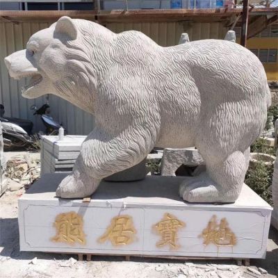 砂石大理石石雕户外园林景观北极熊博鱼网页版