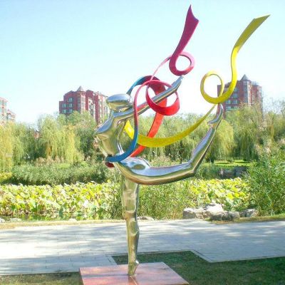 校园广场不锈钢运动文化主题园林景观博鱼网页版