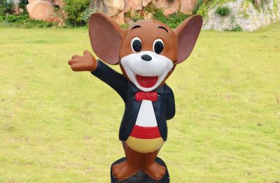 户外草坪玻璃钢装饰品老鼠博鱼网页版