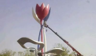 不锈钢花朵广场博鱼网页版