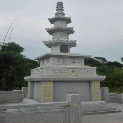 大理石石雕户外广场大型多层舍利塔博鱼网页版‘’