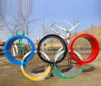 公园不锈钢五环奥运博鱼网页版