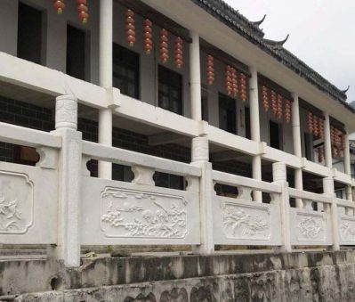 农家院阳台防护大理石雕刻栏杆博鱼网页版
