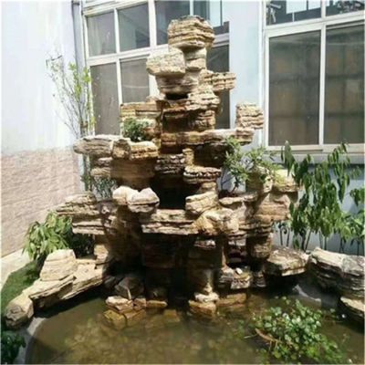 工厂企业纯天然景观假山石博鱼网页版