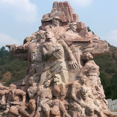 广场大理石雕刻人物像博鱼网页版