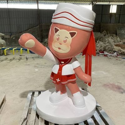 商场美食店铺玻璃钢卡通公仔人物博鱼网页版