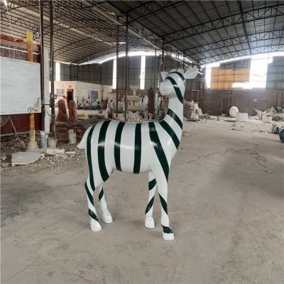玻璃钢抽象园林景观斑马博鱼网页版