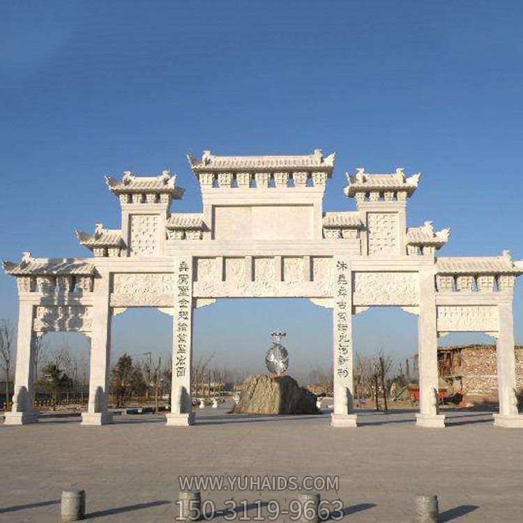 景区景点大型中式多门牌坊博鱼网页版