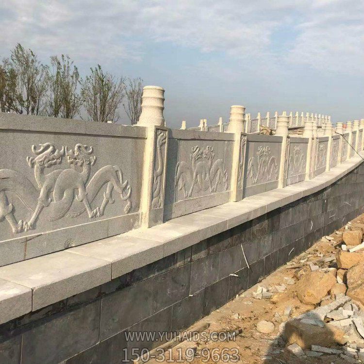 小区装饰石栏板 景区拱桥石雕护栏博鱼网页版