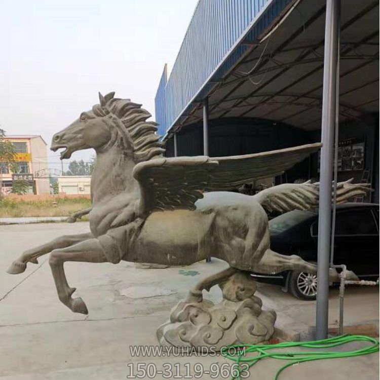 不锈钢喷金烤漆创意园林动物景飞马博鱼网页版