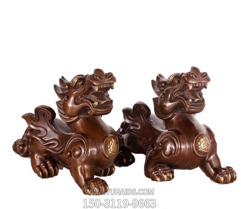 户外景区玻璃钢仿铜貔貅博鱼网页版