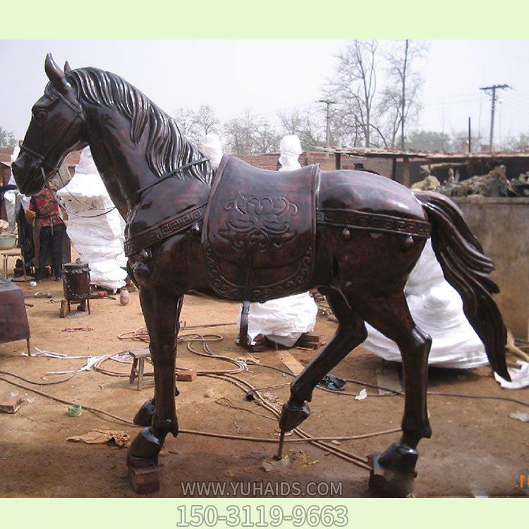 园林大型玻璃钢仿铜马博鱼网页版