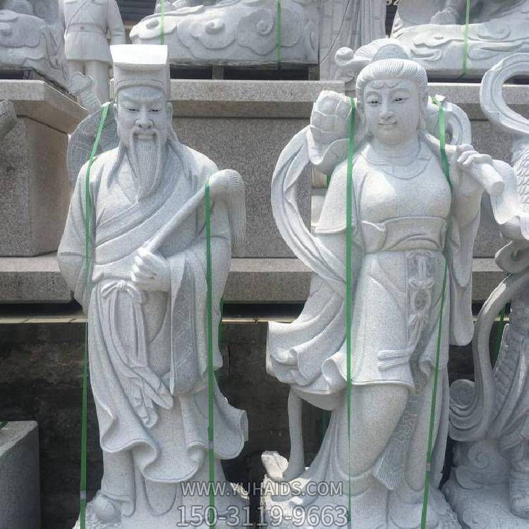 花岗岩八仙过海雕像寺院庙宇博鱼网页版
