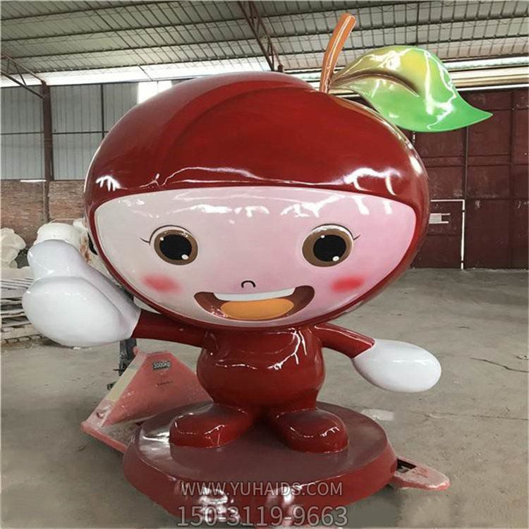 园林户外玻璃钢卡通水果公仔博鱼网页版