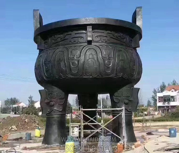 景区广场大型青铜司母戊鼎景观博鱼网页版