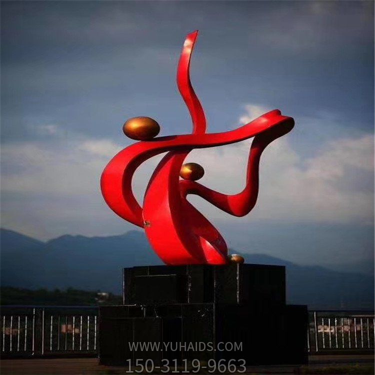 城市广场大型不锈钢抽象艺术园林景观摆件博鱼网页版