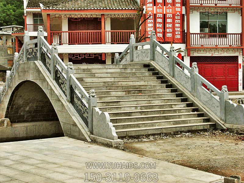 景区石拱桥大理石栏杆扶手博鱼网页版