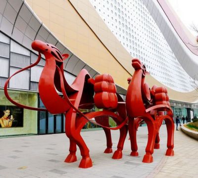 不锈钢博鱼网页版定制镜面校园广场金属创意户外大型摆件