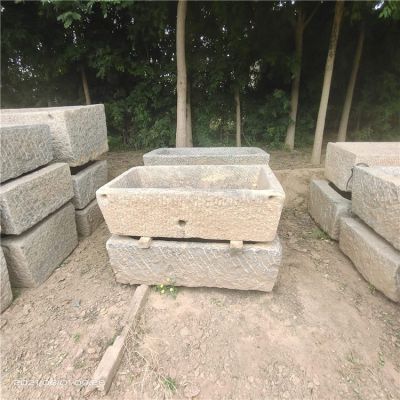 青石石雕户外景观老石槽博鱼网页版