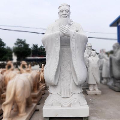 景区创意名人汉白玉孔子博鱼网页版