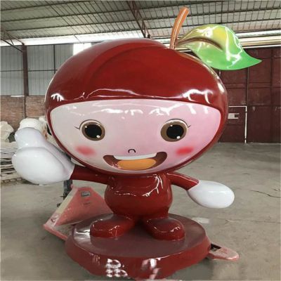 园林户外玻璃钢卡通水果公仔博鱼网页版
