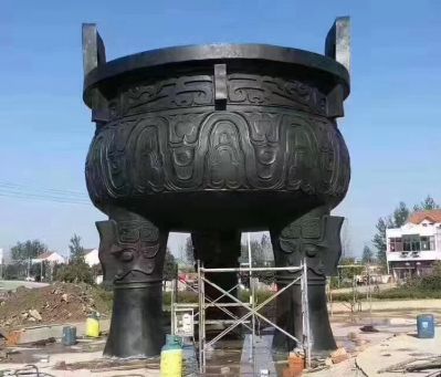 景区广场大型青铜司母戊鼎景观博鱼网页版
