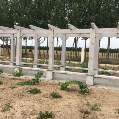 汉白玉石雕花架公园葡萄架