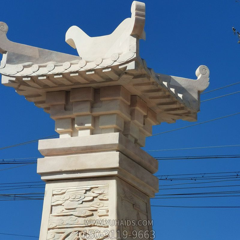 园林景区大理石古建汉阙石雕博鱼网页版