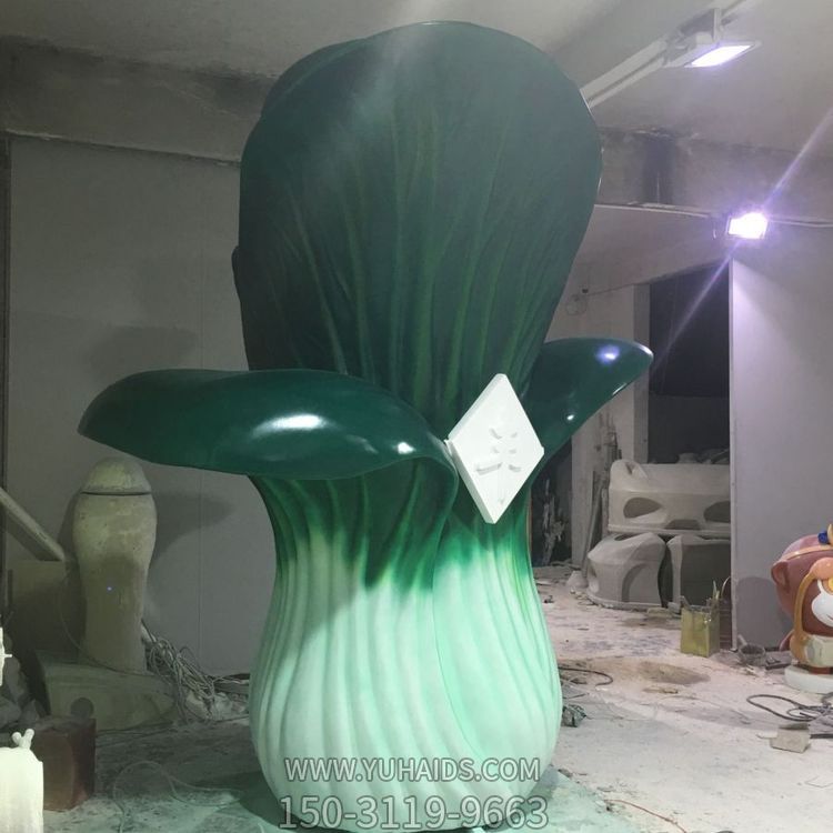 园林景观玻璃钢仿真蔬菜大型油菜景观博鱼网页版
