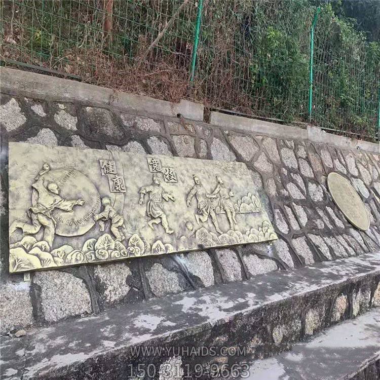 玻璃钢仿铜浮雕主题背景画城市解封装饰画博鱼网页版